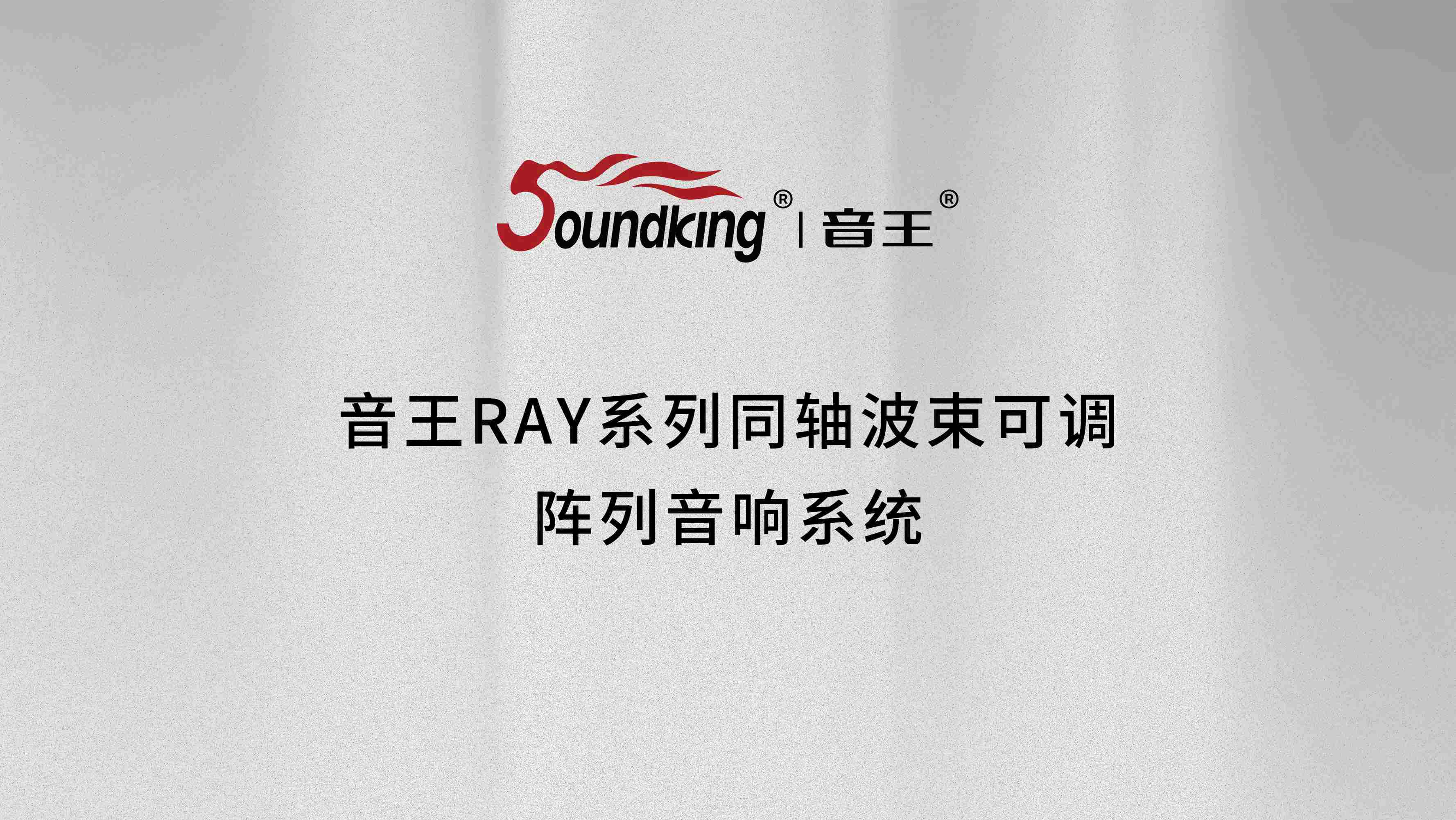 音王RAY系列同軸波束可調陣列音響系統